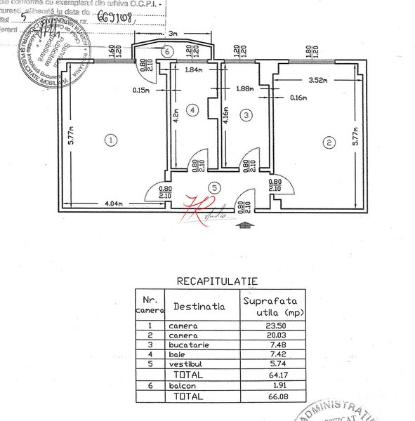 Aviatiei vanzare apartament 2 camere, renovat mobilat